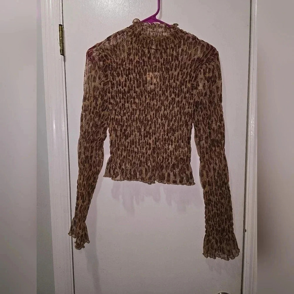 FREE PEOPLE Hello There Top / Leopard Combo NWT Size XS - Picture 4 of 12